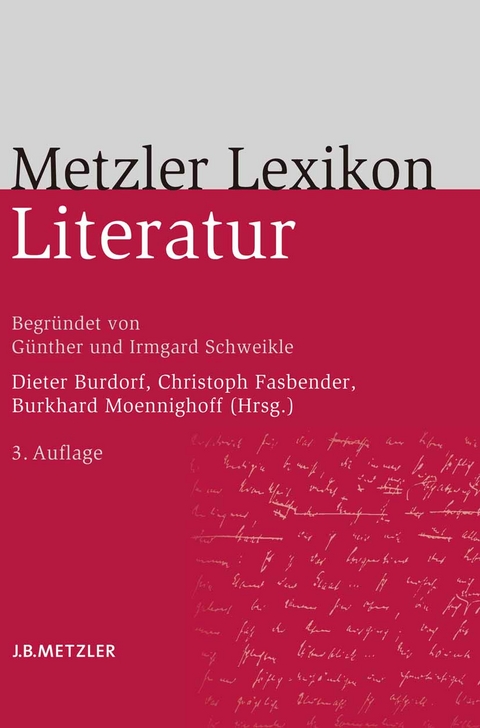 Metzler Lexikon Literatur - 