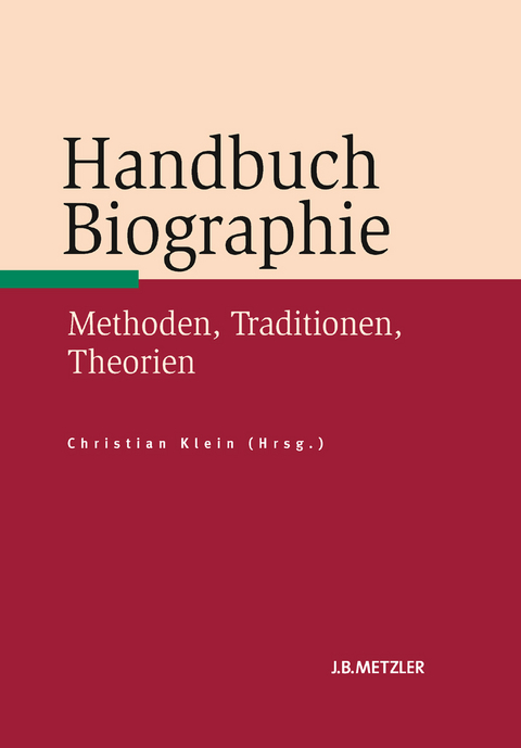 Handbuch Biographie - 