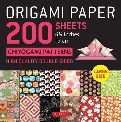 Origami Paper 200 sheets Chiyogami Patterns 6 3/4" (17cm) - 