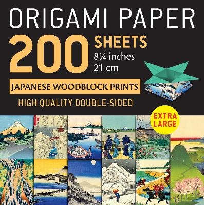 Origami Paper 200 sheets Japanese Woodblock Prints 8 1/4" - 
