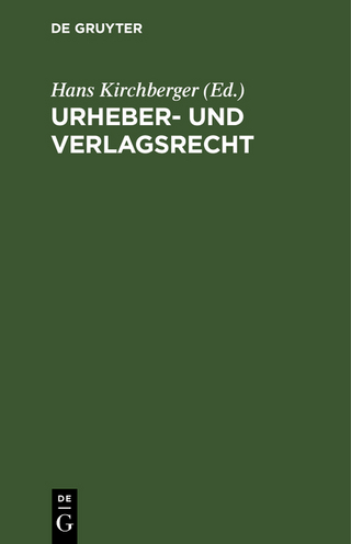 Urheber- und Verlagsrecht