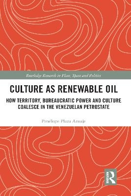 Culture as Renewable Oil - Pen&eacute;lope Plaza Azuaje
