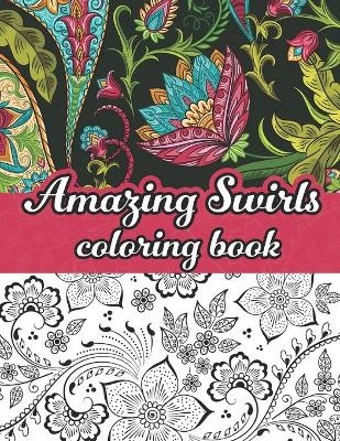 Amazing swirls coloring book