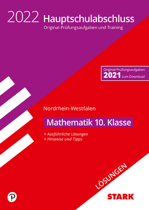 STARK L&ouml;sungen zu Original-Pr&uuml;fungen und Training - Hauptschulabschluss 2022 - Mathematik - NRW