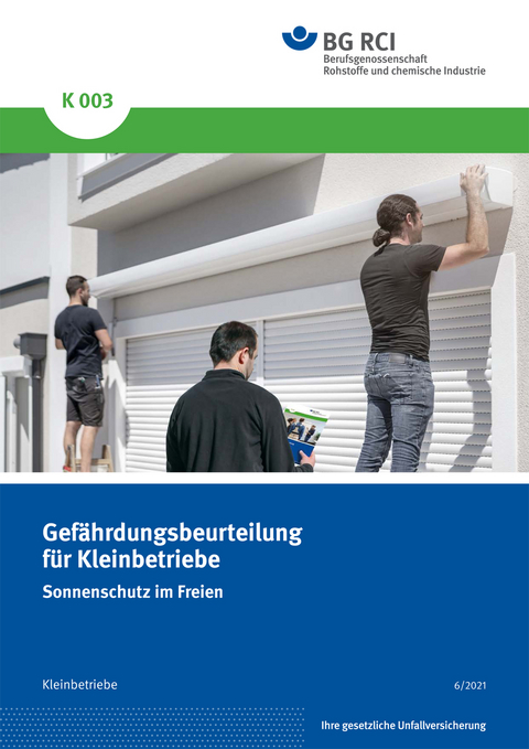 K 003 Gefährdungsbeurteilung für Kleinbetriebe