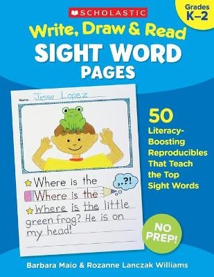 Write, Draw & Read Sight Word Pages