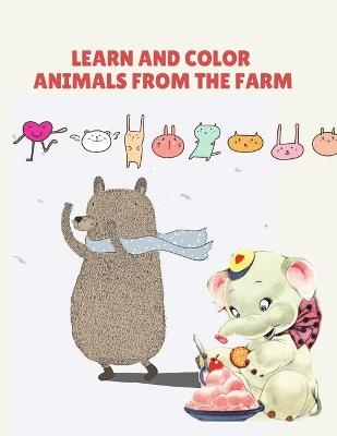Learn and Color Animals from the Farm - Mellow Maxim
