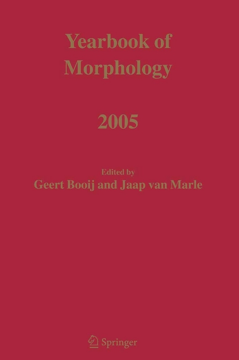 Yearbook of Morphology 2005 - 