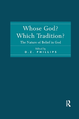 Whose God? Which Tradition? - 