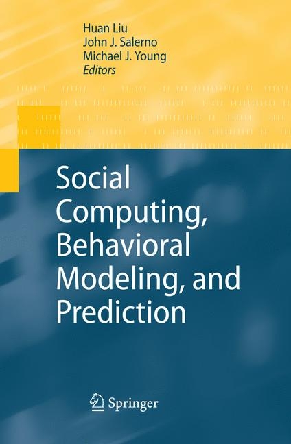 Social Computing, Behavioral Modeling, and Prediction - 