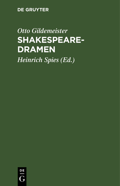 Shakespearedramen - Otto Gildemeister