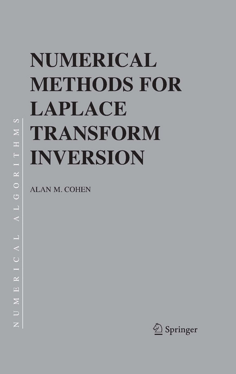 Numerical Methods for Laplace Transform Inversion - Alan M. Cohen