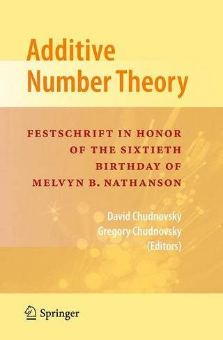 Additive Number Theory