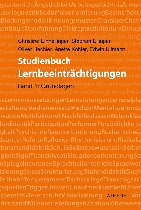 Studienbuch Lernbeeintr&auml;chtigungen - Oliver Hechler, Edwin Ullmann, Christine Einhellinger, Stephan Ellinger, Anette K&ouml;hler