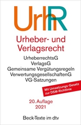 Urheber- und Verlagsrecht - 