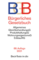 B&uuml;rgerliches Gesetzbuch BGB