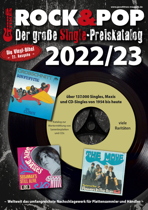 Der gro&szlig;e Rock & Pop Single Preiskatalog 2022/23 - Martin Reichold