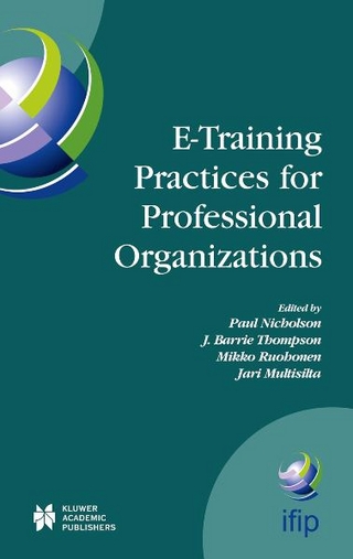 E-Training Practices for Professional Organizations