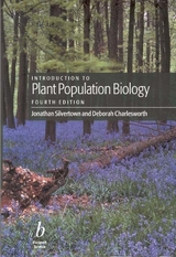 Introduction to Plant Population Biology - Jonathan Silvertown, Deborah Charlesworth
