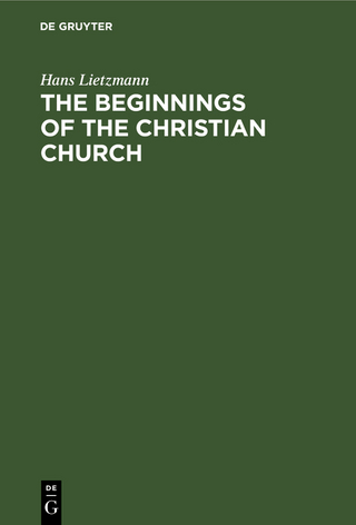 The Beginnings of the Christian Church