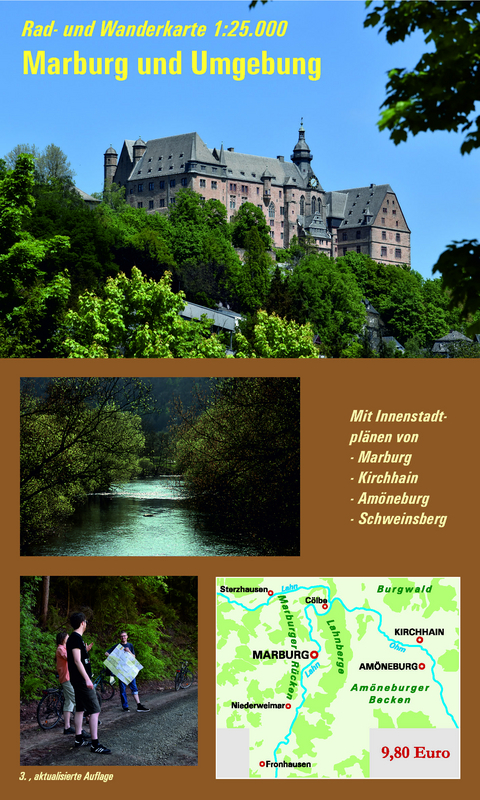 Rad- und Wanderkarte Marburg und Umgebung - Lutz M&uuml;nzer