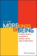 More Kinds of Being - E. J. Lowe