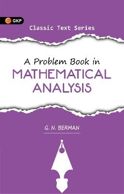 A Problem Book in Mathematical Analysis
