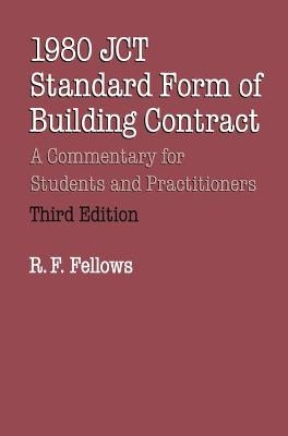 1980 JCT Standard Form of Building Contract