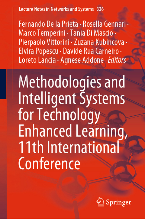 Methodologies and Intelligent Systems for Technology Enhanced Learning, 11th International Conference - 
