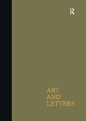 Art & Letters July-Winter 1918 - F. Rutter