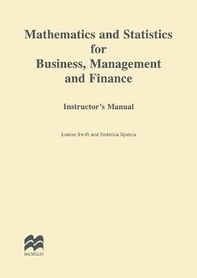 Mathematics and Statistics for Business, Management and Finance
