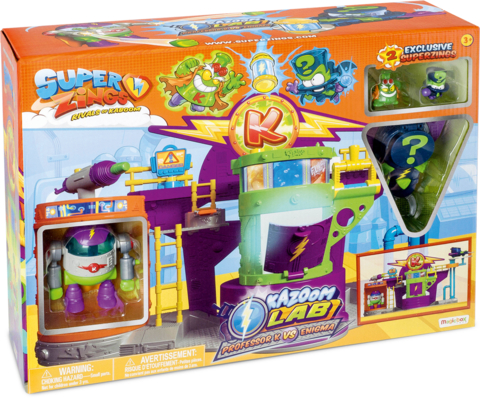 SuperZings S - Playset Kazoom Lab Professor K vs. Enigma - 