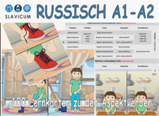 100 Lernkarten zu den Aspektverben - Russisch
