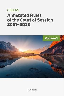Greens Annotated Rules of the Court of Session