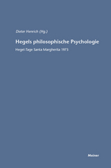 Hegels philosophische Psychologie - 