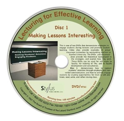 Lecturing for Effective Learning Disc One - 