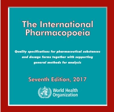 CD-ROM The International Pharmacopoeia. 2017