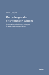 Darstellungen des erscheinenden Wissens -  Ulrich Claesges