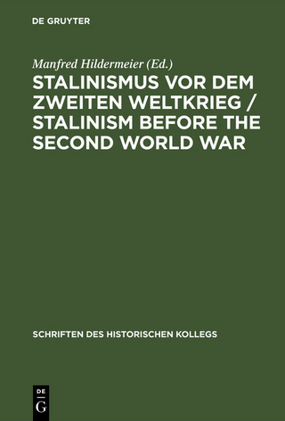 Stalinismus vor dem Zweiten Weltkrieg / Stalinism before the Second World War