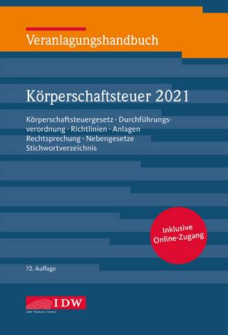 Veranlagungshandb. Körperschaftsteuer 2021, 72. A.