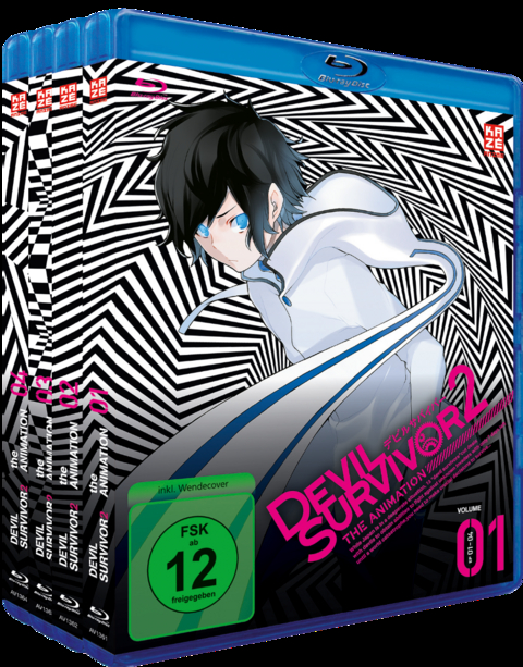 Devil Survivor 2 - Gesamtausgabe - Bundle - Vol.1-4 - Blu-ray [ohne Schuber] - Seiji Kishi