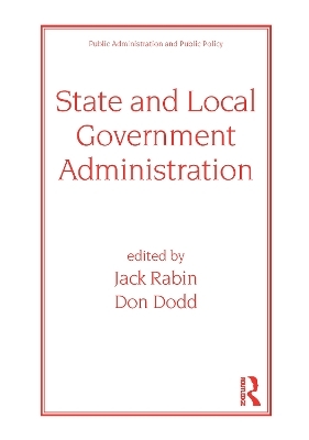 State and Local Government Administration - 