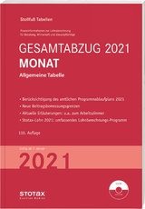 Tabelle, Gesamtabzug 2021 Monat - 