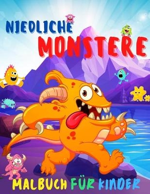 Niedliche Monstere Malbuch für Kinder