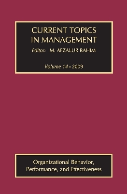 Current Topics in Management - 