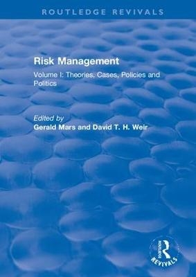 Risk Management - Gerald Mars, David T. H. Weir