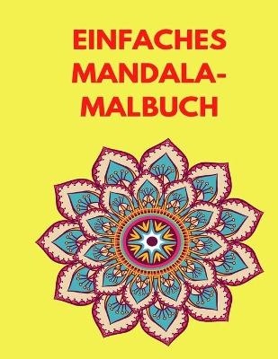 Einfaches Mandala-Malbuch