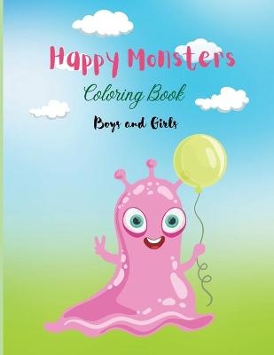 Happy Monsters Coloring Book