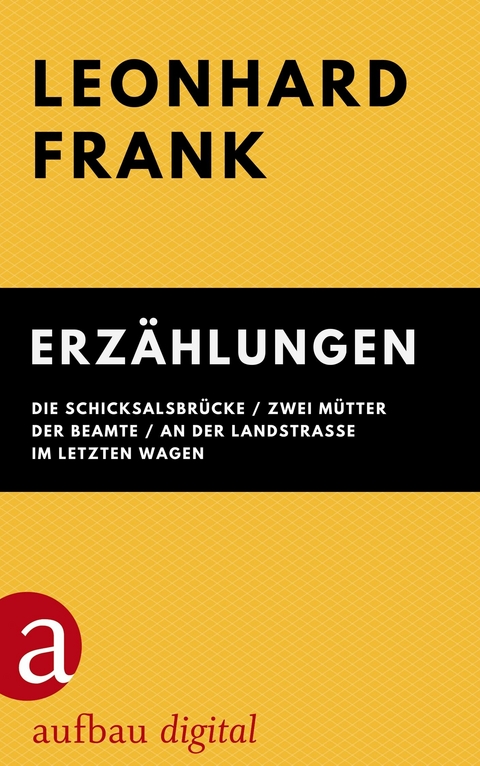 Erz&auml;hlungen - Leonhard Frank