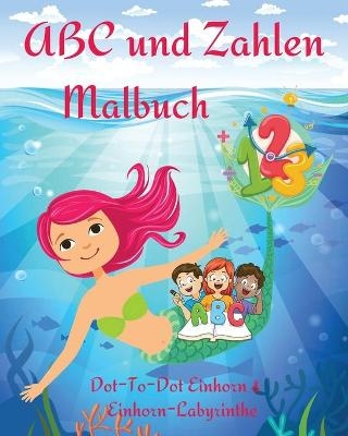 ABC und Zahlen Malbuch